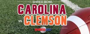 shred bowl Carolina Clemson